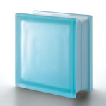 итальянский стеклоблок acquamarine