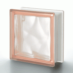 итальянский стеклоблок rosa