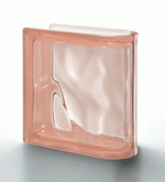 итальянский стеклоблок rosa